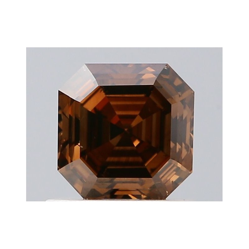 Diament o barwie fantazyjnej szlif szmaragdowy, 0.74ct, SI2, Fancy Dark Orange Brown, GIA 1529167977 Diament o barwie fantazyjnej szlif szmaragdowy, 0.74ct, SI2, Fancy Dark Orange Brown, GIA 1529167977