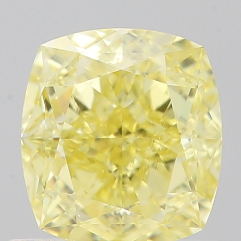 Diament o barwie fantazyjnej szlif poduszkowy brylantowy, 0.87ct, VS2, Fancy Intense Yellow, GIA 3485086434 Diament o barwie fantazyjnej szlif poduszkowy brylantowy, 0.87ct, VS2, Fancy Intense Yellow, GIA 3485086434