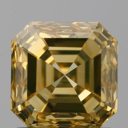 Diament o barwie fantazyjnej szlif szmaragdowy, 1.5ct, VS1, Fancy Deep Orangey Yellow, GIA 2477054263