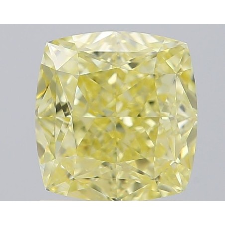 Diament o barwie fantazyjnej szlif poduszkowy brylantowy, 1.2ct, VVS1, Fancy Yellow, GIA 1487993825