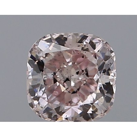 Diament o barwie fantazyjnej szlif poduszkowy modyfikowany, 0.51ct, SI2, Fancy Brownish Pink, GIA 3325198119