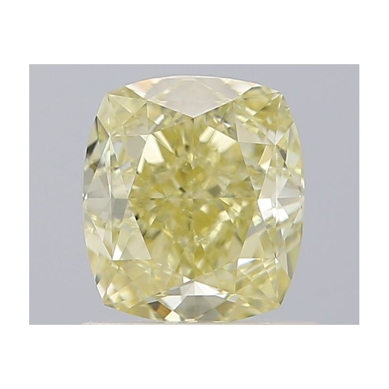 Diament o barwie fantazyjnej szlif poduszkowy brylantowy, 0.84ct, VS2, Fancy Yellow, GIA 2497189221 Diament o barwie fantazyjnej szlif poduszkowy brylantowy, 0.84ct, VS2, Fancy Yellow, GIA 2497189221
