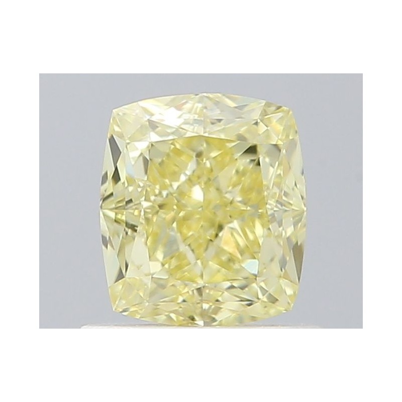 Diament o barwie fantazyjnej szlif poduszkowy brylantowy, 0.75ct, SI2, Fancy Yellow, GIA 1528186225 Diament o barwie fantazyjnej szlif poduszkowy brylantowy, 0.75ct, SI2, Fancy Yellow, GIA 1528186225