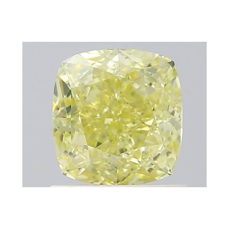 Diament o barwie fantazyjnej szlif poduszkowy brylantowy, 0.9ct, SI2, Fancy Greenish Yellow, GIA 7538104646 Diament o barwie fantazyjnej szlif poduszkowy brylantowy, 0.9ct, SI2, Fancy Greenish Yellow, GIA 7538104646