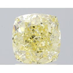 Diament o barwie fantazyjnej szlif poduszkowy brylantowy, 1.41ct, VS1, Fancy Yellow, GIA 1523338976