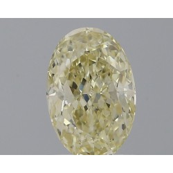 Diament o barwie fantazyjnej szlif owalny, 1ct, VS2, Fancy Yellow, GIA 1539152114