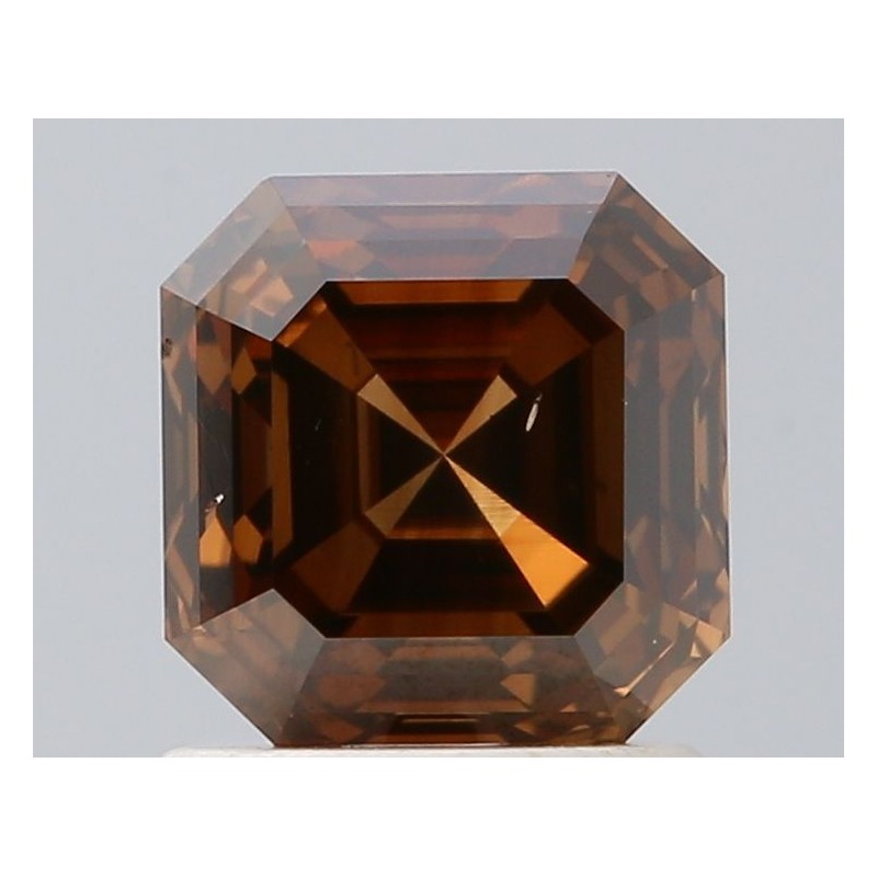 Diament o barwie fantazyjnej szlif szmaragdowy, 1.3ct, SI1, Fancy Dark Orange Brown, GIA 2517900407 Diament o barwie fantazyjnej szlif szmaragdowy, 1.3ct, SI1, Fancy Dark Orange Brown, GIA 2517900407
