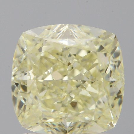 Diament o barwie fantazyjnej szlif poduszkowy brylantowy, 1.82ct, VVS2, Fancy Light Yellow, GIA 6465434777