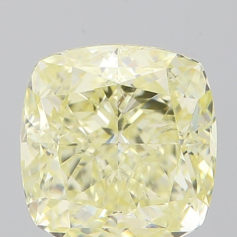 Diament o barwie fantazyjnej szlif poduszkowy brylantowy, 1.53ct, SI2, Fancy Light Yellow, GIA 6475702861 Diament o barwie fantazyjnej szlif poduszkowy brylantowy, 1.53ct, SI2, Fancy Light Yellow, GIA 6475702861