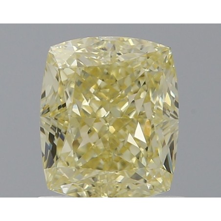 Diament o barwie fantazyjnej szlif poduszkowy brylantowy, 1.21ct, VS2, Fancy Yellow, GIA 6535159709