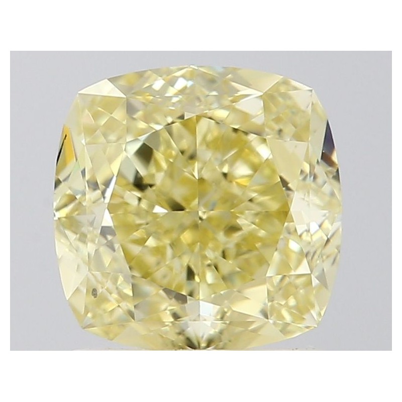 Diament o barwie fantazyjnej szlif poduszkowy modyfikowany, 1.33ct, VS2, Yellow, IGI 654416698