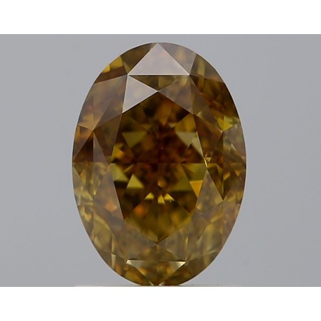 Diament o barwie fantazyjnej szlif owalny, 1.51ct, VS2, Fancy Deep Brownish Yellow, GIA 7492340959