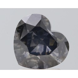 Diament o barwie fantazyjnej serce, 2ct, SI2, Fancy Gray, GIA 6512150949