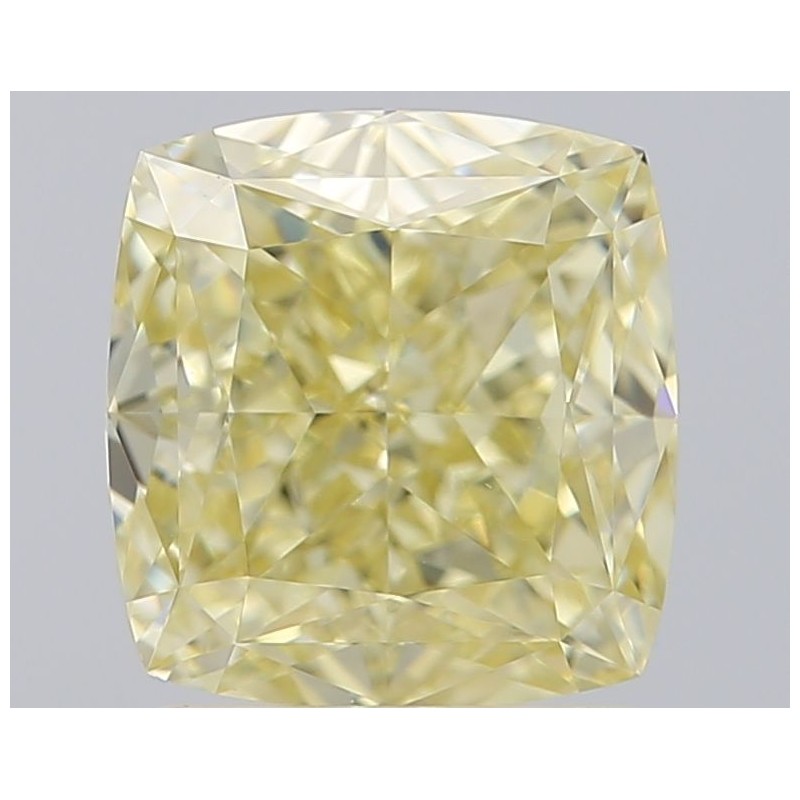 Diament o barwie fantazyjnej szlif poduszkowy brylantowy, 1.9ct, VS1, Fancy Yellow, GIA 7496010190 Diament o barwie fantazyjnej szlif poduszkowy brylantowy, 1.9ct, VS1, Fancy Yellow, GIA 7496010190