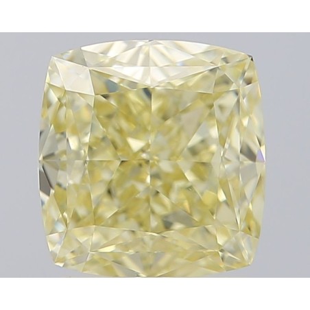 Diament o barwie fantazyjnej szlif poduszkowy brylantowy, 1.9ct, VS1, Fancy Yellow, GIA 7496010190