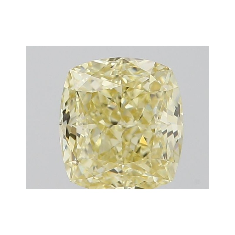 Diament o barwie fantazyjnej szlif poduszkowy brylantowy, 0.77ct, VVS1, Fancy Yellow, GIA 6491680163 Diament o barwie fantazyjnej szlif poduszkowy brylantowy, 0.77ct, VVS1, Fancy Yellow, GIA 6491680163