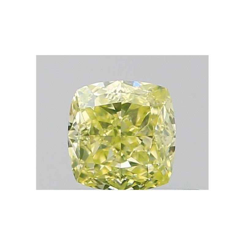 Diament o barwie fantazyjnej szlif poduszkowy brylantowy, 0.41ct, VS2, Fancy Greenish Yellow, GIA 5513601100 Diament o barwie fantazyjnej szlif poduszkowy brylantowy, 0.41ct, VS2, Fancy Greenish Yellow, GIA 5513601100