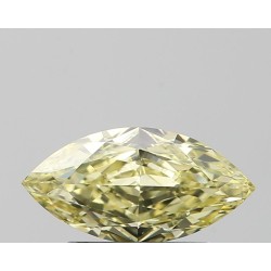 Diament o barwie fantazyjnej markiza, 0.9ct, VS2, Fancy Yellow, GIA 6505194305