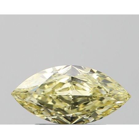 Diament o barwie fantazyjnej markiza, 0.9ct, VS2, Fancy Yellow, GIA 6505194305