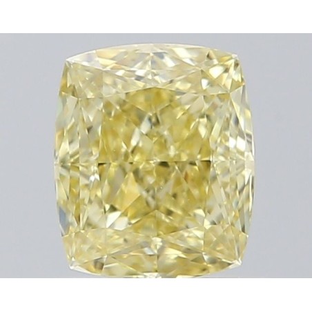 Diament o barwie fantazyjnej szlif poduszkowy brylantowy, 0.71ct, VS1, Fancy Brownish Yellow, GIA 2527167535