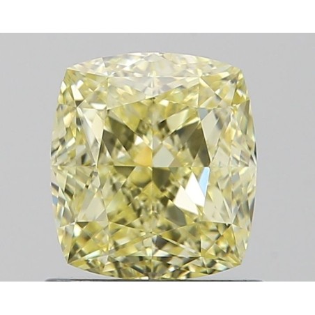 Diament o barwie fantazyjnej szlif poduszkowy brylantowy, 1.21ct, VS1, Fancy Yellow, GIA 5506248786