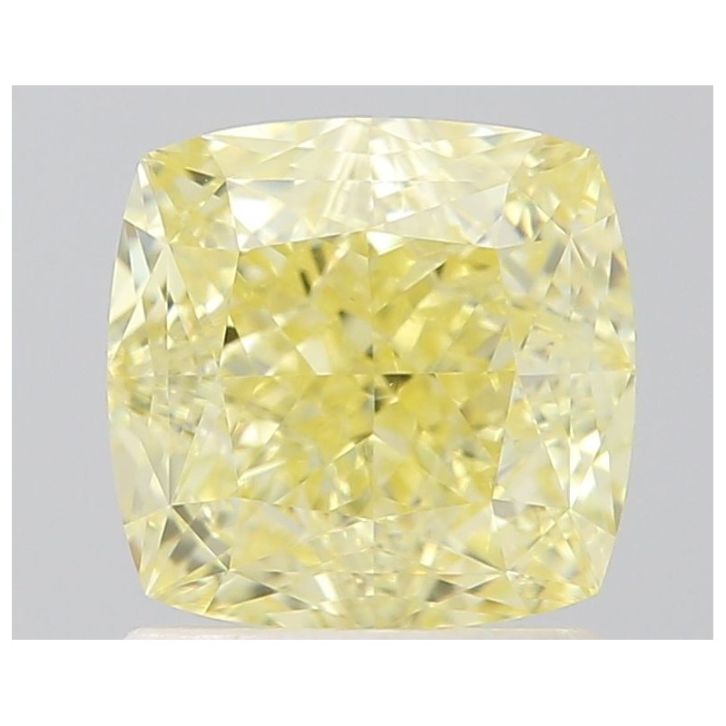 Diament o barwie fantazyjnej szlif poduszkowy brylantowy, 1.51ct, VS2, Fancy Yellow, GIA 6505564129 Diament o barwie fantazyjnej szlif poduszkowy brylantowy, 1.51ct, VS2, Fancy Yellow, GIA 6505564129