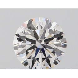 Diament o barwie fantazyjnej szlif okrągły, 0.35ct, VVS2, Faint Pink, GIA 6491719397