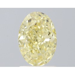 Diament o barwie fantazyjnej szlif owalny, 1.7ct, VS2, Fancy Yellow, GIA 6522732658