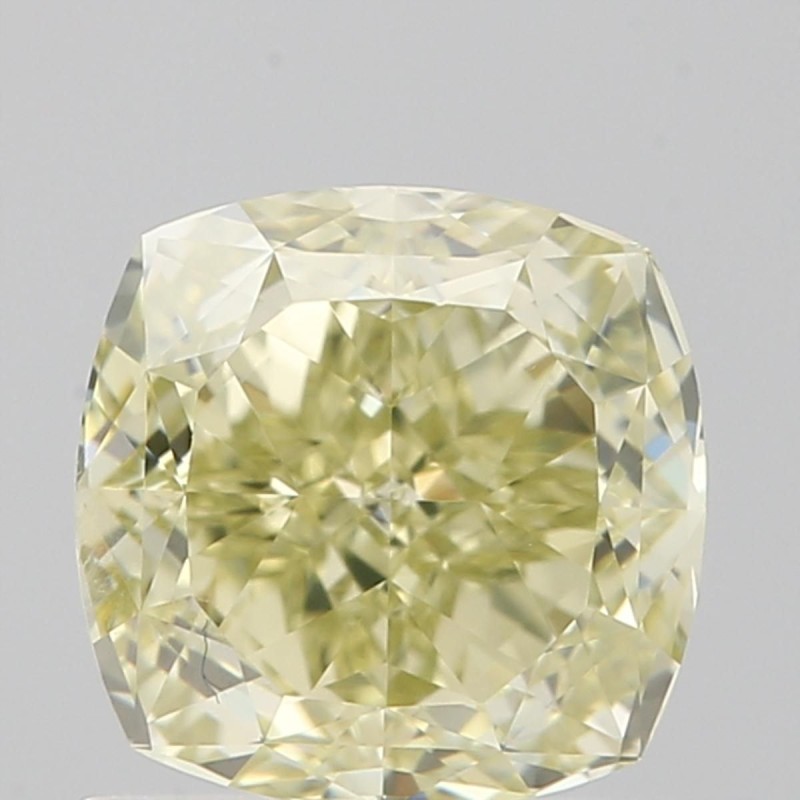 Diament o barwie fantazyjnej szlif poduszkowy brylantowy, 1.01ct, VVS1, Fancy Grayish Yellowish Green, GIA 2484055470 Diament o barwie fantazyjnej szlif poduszkowy brylantowy, 1.01ct, VVS1, Fancy Grayish Yellowish Green, GIA 2484055470