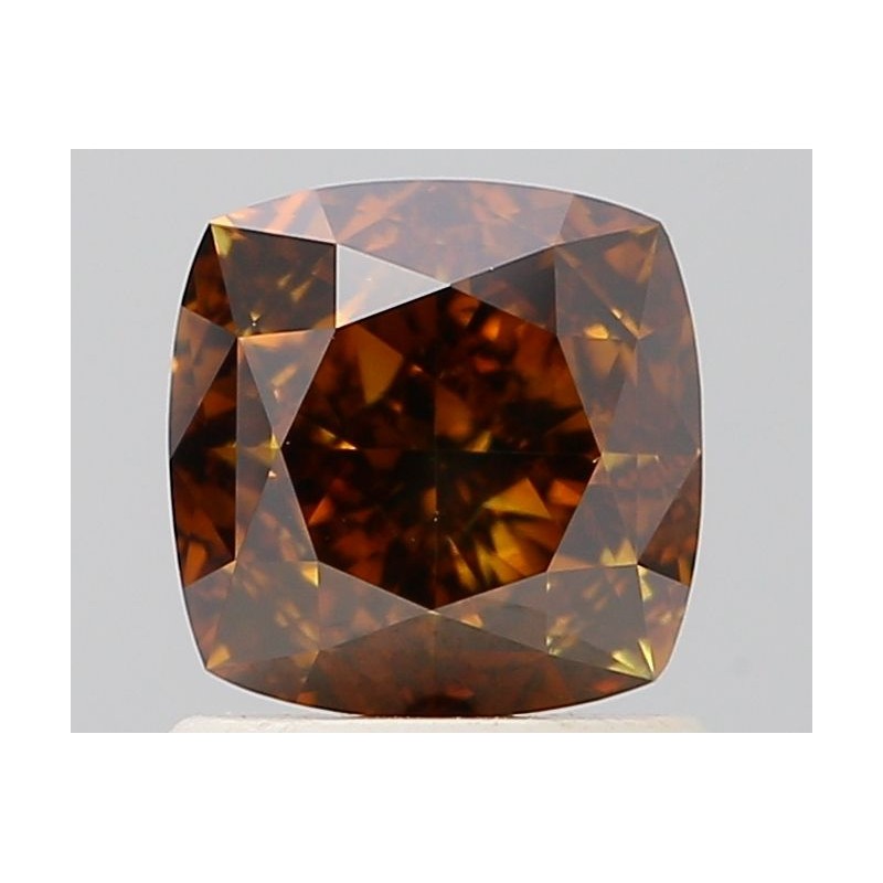 Diament o barwie fantazyjnej szlif poduszkowy brylantowy, 1.2ct, VS2, Fancy Dark Yellowish Brown, GIA 2507158778 Diament o barwie fantazyjnej szlif poduszkowy brylantowy, 1.2ct, VS2, Fancy Dark Yellowish Brown, GIA 2507158778