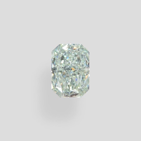 Diament o barwie fantazyjnej radiant, 0.71ct, SI1, Light Green, GIA 5453510875