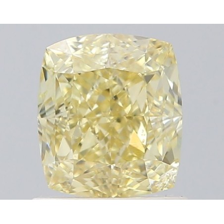 Diament o barwie fantazyjnej szlif poduszkowy brylantowy, 1.02ct, SI2, Fancy Yellow, GIA 1528168021