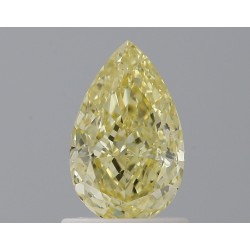 Diament o barwie fantazyjnej szlif gruszkowy, 1.02ct, SI2, Fancy Yellow, GIA 1535159657