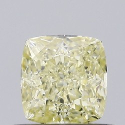 Diament o barwie fantazyjnej szlif poduszkowy brylantowy, 0.54ct, VS1, Fancy Light Brownish Yellow, GIA 6402892804