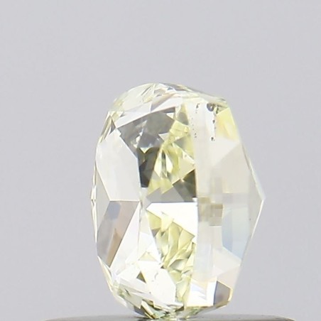 Diament o barwie fantazyjnej szlif poduszkowy modyfikowany, 0.86ct, SI1, Fancy Light Yellow, GIA 1433086971