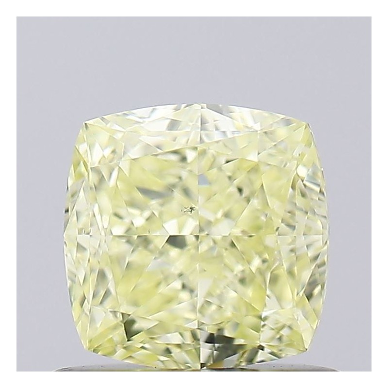 Diament o barwie fantazyjnej szlif poduszkowy modyfikowany, 0.91ct, VS2, Fancy Light Yellow, GIA 6451296376 Diament o barwie fantazyjnej szlif poduszkowy modyfikowany, 0.91ct, VS2, Fancy Light Yellow, GIA 6451296376