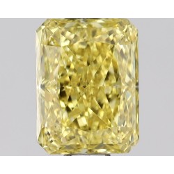 Diament o barwie fantazyjnej radiant, 1.02ct, VS2, Fancy Vivid Yellow, GIA 7496463431