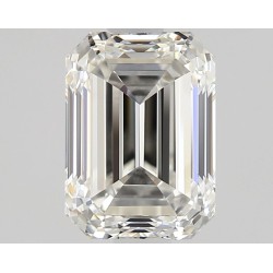 Diament szlif szmaragdowy, 1.25ct, VVS1, H, GIA 2537536107