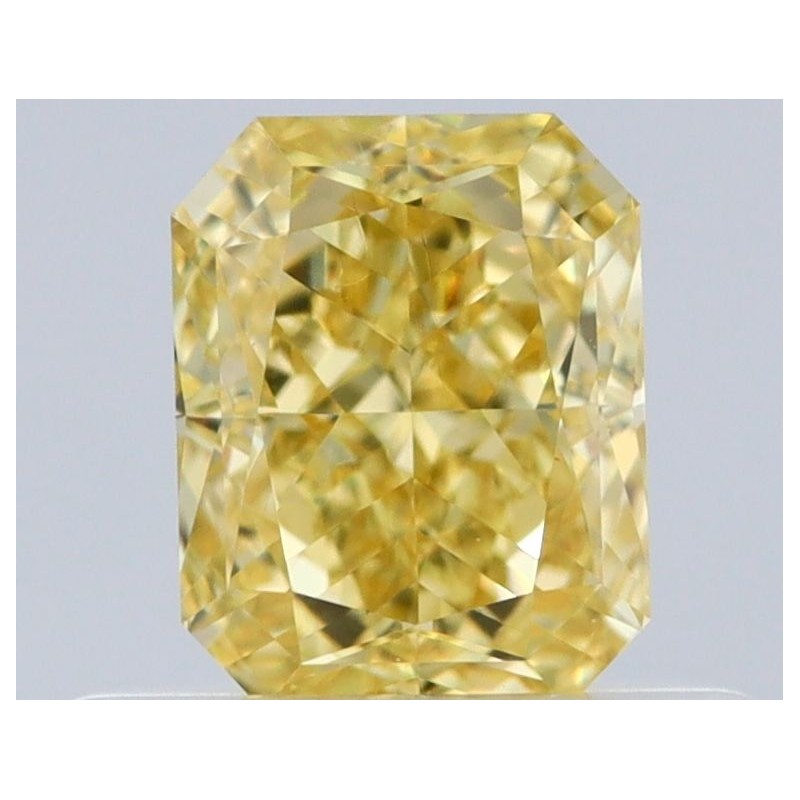 Diament o barwie fantazyjnej radiant, 0.51ct, VS1, Fancy Intense Yellow, GIA 1232435397 Diament o barwie fantazyjnej radiant, 0.51ct, VS1, Fancy Intense Yellow, GIA 1232435397