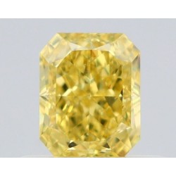 Diament o barwie fantazyjnej radiant, 0.52ct, VVS1, Fancy Intense Yellow, GIA 6512687763