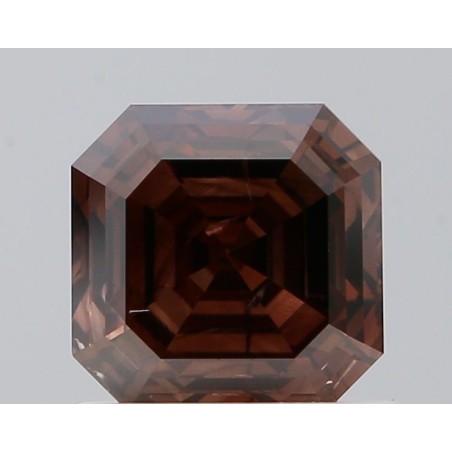 Diament o barwie fantazyjnej szlif szmaragdowy, 1.04ct, SI2, Fancy Dark Brown, GIA 6521904801