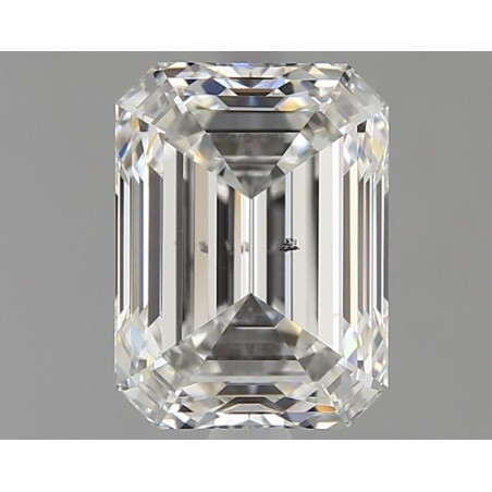 Diament szlif szmaragdowy, 1.9ct, SI1, H, GIA 6224880028
