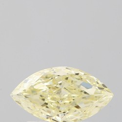 Diament o barwie fantazyjnej markiza, 0.72ct, VS2, Fancy Light Yellow, GIA 2484050136