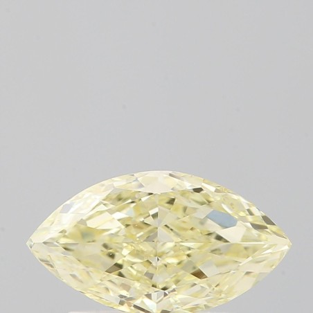 Diament o barwie fantazyjnej markiza, 0.72ct, VS2, Fancy Light Yellow, GIA 2484050136