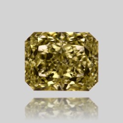 Diament o barwie fantazyjnej radiant, 1.03ct, SI1, Fancy Intense Yellow, GIA 1378223474