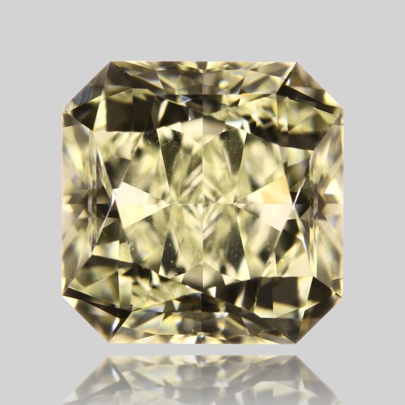 Diament o barwie fantazyjnej radiant, 1.38ct, VS1, Fancy Light Grayish Greenish Yellow, GIA 6281285968 Diament o barwie fantazyjnej radiant, 1.38ct, VS1, Fancy Light Grayish Greenish Yellow, GIA 6281285968