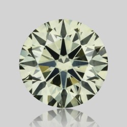 Diament o barwie fantazyjnej szlif okrągły, 1.12ct, VS2, Fancy Gray Greenish Yellow, GIA 6342710958