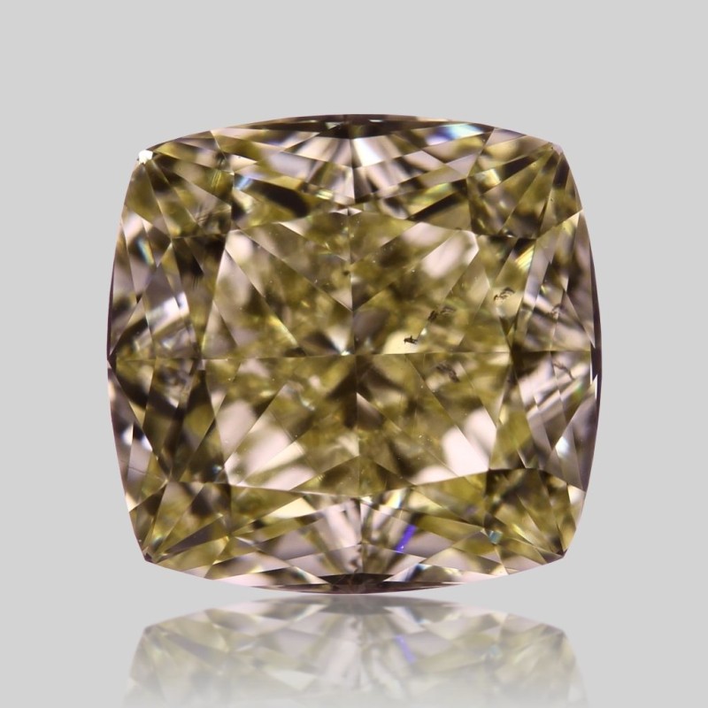 Diament o barwie fantazyjnej szlif poduszkowy brylantowy, 1.09ct, SI1, Fancy Yellow, GIA 1389759928 Diament o barwie fantazyjnej szlif poduszkowy brylantowy, 1.09ct, SI1, Fancy Yellow, GIA 1389759928