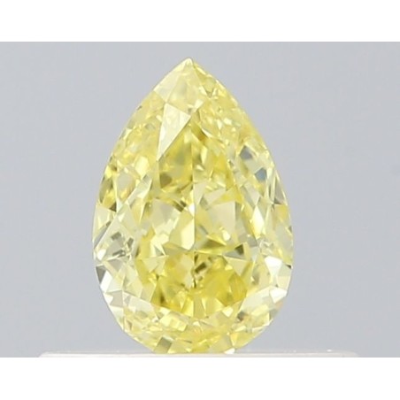 Diament o barwie fantazyjnej szlif gruszkowy, 0.33ct, VVS2, Fancy Intense Yellow, GIA 2526339536