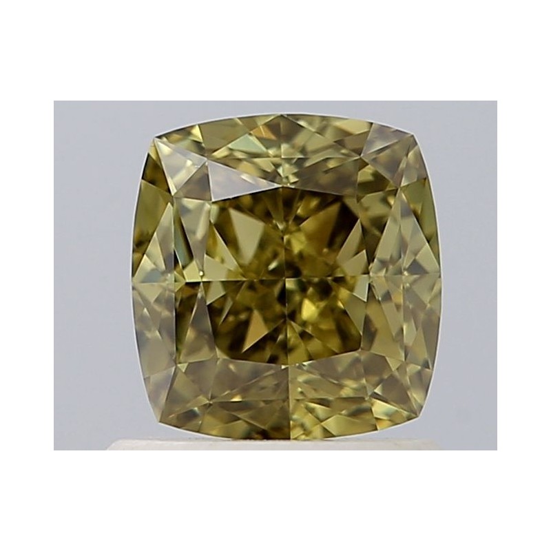 Diament o barwie fantazyjnej szlif poduszkowy brylantowy, 1.02ct, VVS2, Fancy Deep Brownish Greenish Yellow, GIA 7498497320 Diament o barwie fantazyjnej szlif poduszkowy brylantowy, 1.02ct, VVS2, Fancy Deep Brownish Greenish Yellow, GIA 7498497320